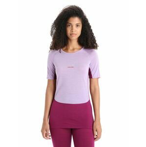 ICEBREAKER Wmns 125 ZoneKnit SS Crewe, Purple Haze/Go Berry velikost: S