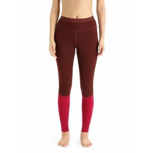 dámské spodky ICEBREAKER Wmns ZoneKnit™ 260 Leggings, Espresso/Cherry/Cb velikost: S