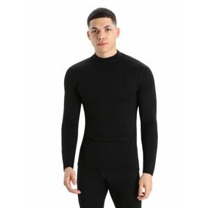 Pánské triko dlouhý rukáv ICEBREAKER Mens 260 Tech LS Turtleneck, Black velikost: L