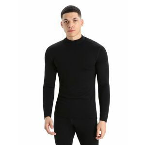 Pánské triko dlouhý rukáv ICEBREAKER Mens 260 Tech LS Turtleneck, Black velikost: M