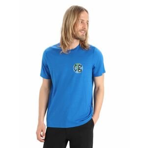 Pánské triko krátký rukáv ICEBREAKER Mens Tech Lite II SS Tee IB Story, Lazurite velikost: XL