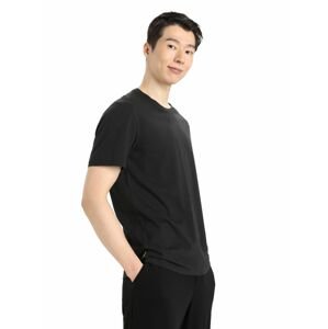 Pánské triko krátký rukáv ICEBREAKER Mens Central Classic SS Tee, Black velikost: S