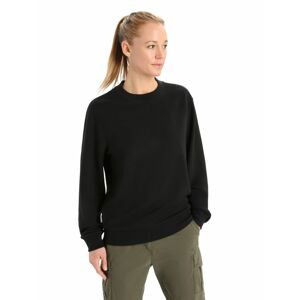 Dámská mikina ICEBREAKER Wmns Crush LS Sweatshirt, Black velikost: XL