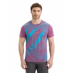 ICEBREAKER Mens Sphere II SS Tee Trail, Go Berry Heather velikost: L