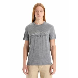 ICEBREAKER Mens Tech Lite II SS Tee Icebreaker, Gritstone Heather velikost: L