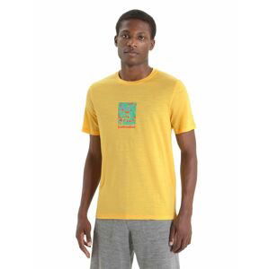 ICEBREAKER Mens Tech Lite II SS Tee Wildflower Bloom, Summer velikost: XS