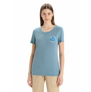 ICEBREAKER Wmns Tech Lite II SS Tee icebreaker Earth, Astral Blue velikost: S