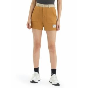 ICEBREAKER Wmns IB x Timberland Merino Terry Chino Shorts, Wheat Boot/Sand velikost: XL