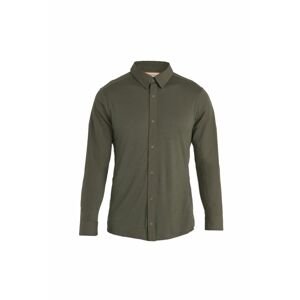 ICEBREAKER Mens Hike LS Top, Loden velikost: M