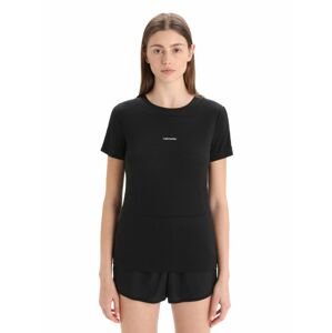 ICEBREAKER Wmns ZoneKnit SS Tee, Black velikost: L