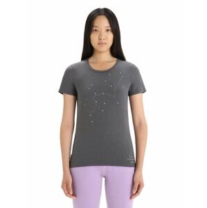 Dámské merino triko krátký rukáv ICEBREAKER Wmns Central Classic SS Tee Tour du Mont Blanc, Monsoon velikost: XS