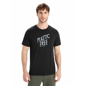 ICEBREAKER Mens Tech Lite II SS Tee IB Natural, Black velikost: M