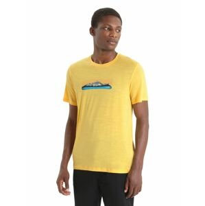 ICEBREAKER Mens Tech Lite II SS Tee Ski Fields, Summer velikost: XS