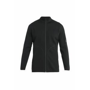 ICEBREAKER Mens Merino 560 Realfleece EleMtal II LS Zip, Black velikost: L