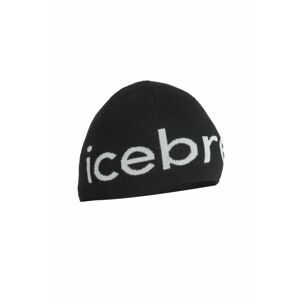 Merino čepice ICEBREAKER Merino Icebreaker Beanie, Black/Ecru Heather velikost: OS