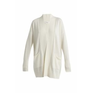 ICEBREAKER Wmns Merino Iseo Long Cardigan Sweater, Undyed velikost: LXL