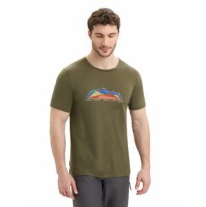 ICEBREAKER Mens Tech Lite II SS Tee TBC, Loden velikost: M