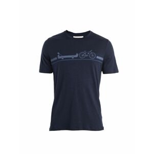 ICEBREAKER Mens Merino 150 Tech Lite II SS Tee TBC, Midnight Navy velikost: M