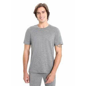 Pánské triko krátký rukáv ICEBREAKER Mens Tech Lite II SS Tee, Gritstone Heather velikost: S