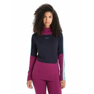 ICEBREAKER Wmns 200 Sonebula LS High Neck, Go Berry/Midnight Navy velikost: S