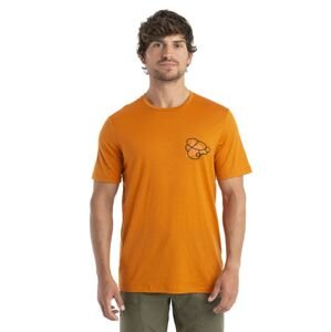 ICEBREAKER Mens Merino 150 Tech Lite II SS Tee Community, Earth velikost: S