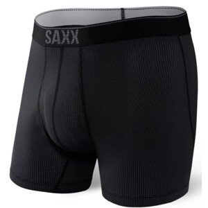 Saxx QUEST QDM BOXER BRIEF FLY black II Velikost: S boxerky