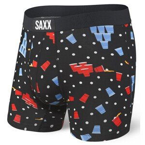 Saxx VIBE SUPER SOFT BB black beer champs Velikost: S boxerky