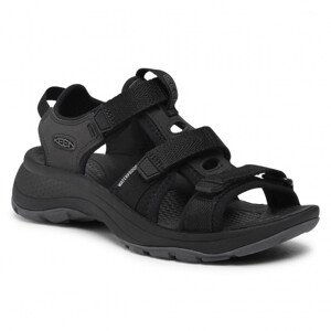 Keen ASTORIA WEST OPEN TOE WOMEN black/black Velikost: 37,5 dámské sandály