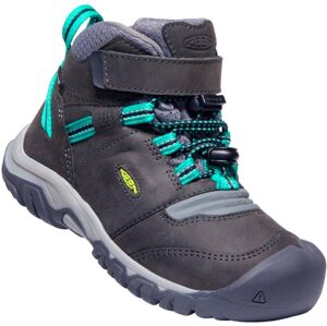 Keen RIDGE FLEX MID WP CHILDREN magnet/greenlake Velikost: 30 dětské boty