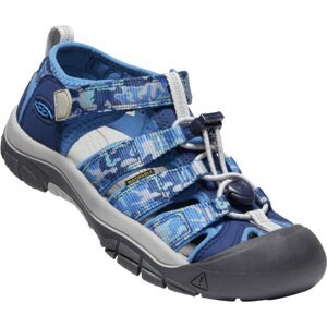 Keen NEWPORT H2 YOUTH camo/bright cobalt Velikost: 32/33 dětské sandály