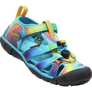 Keen SEACAMP II CNX YOUTH vivid blue/original tie dye Velikost: 32/33 dětské sandály