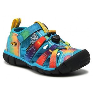 Keen SEACAMP II CNX C VIVID BLUE/ORIGINAL TIE DYE Velikost: 31 dětské sandály