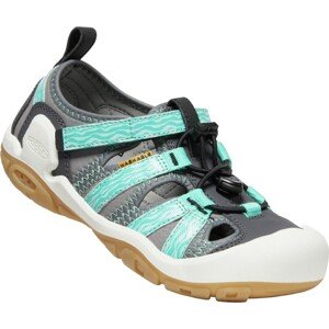 Keen KNOTCH CREEK Y steel grey/waterfall Velikost: 34 dětské boty