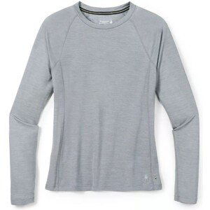 Smartwool W MERINO SPORT ULTRALITE LONG SLEEVE light gray heather Velikost: L dámské tričko s dlouhým rukávem