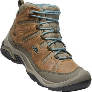 Keen CIRCADIA MID WP WOMEN toasted coconut/north atlantic Velikost: 37,5 dámské boty