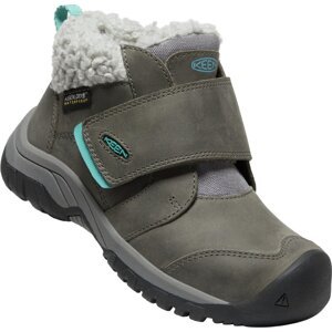 Keen KOOTENAY IV MID WP YOUTH steel grey/porcelain Velikost: 32/33 boty