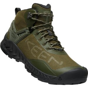 Keen NXIS EVO MID WP MEN forest night/dark olive Velikost: 45 pánské boty