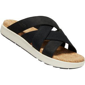 Keen ELLE MIXED SLIDE WOMEN black/birch Velikost: 39,5 pantofle