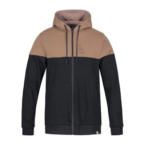 Hannah FEZCO HOODY anthracite/coca mocha Velikost: L pánská mikina