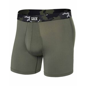 Saxx SPORT MESH BB FLY dusty olive/camo wb Velikost: XXL boxerky