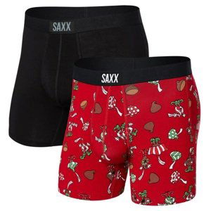 Saxx VIBE SUPER SOFT BB 2PK kiss off/black Velikost: L boxerky