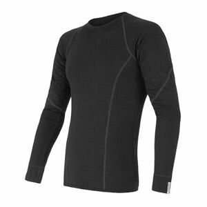 SENSOR MERINO ACTIVE pánské triko dl.rukáv černá Velikost: XL