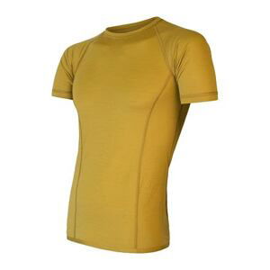 SENSOR MERINO AIR pánské triko kr.rukáv mustard Velikost: XL