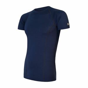 SENSOR MERINO ACTIVE pánské triko kr.rukáv deep blue Velikost: XXXL