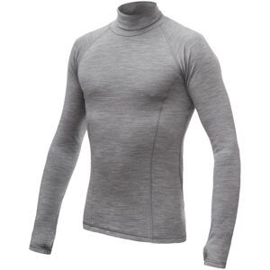 SENSOR MERINO BOLD pánské triko dl.rukáv roll neck cool gray Velikost: S