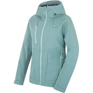 Husky Dámská softshell bunda Sevan L grey green Velikost: L dámská softshellová bunda