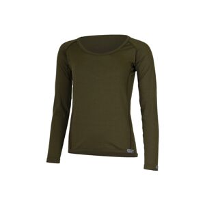 Lasting dámské merino triko DANIELA khaki Velikost: XL dámské triko