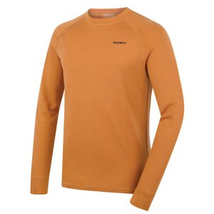 Husky Pánská merino mikina Aron M mustard Velikost: XL pánská mikina