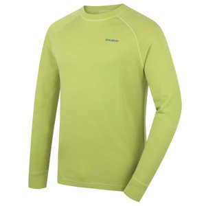 Husky Pánská merino mikina Aron M bright green Velikost: S pánská mikina