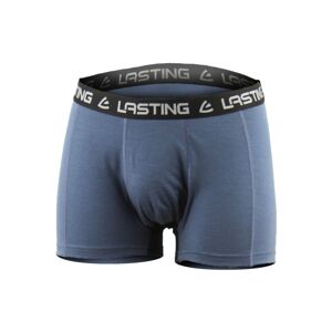 Lasting NOMO 5659 modré vlněné merino boxerky Velikost: XL